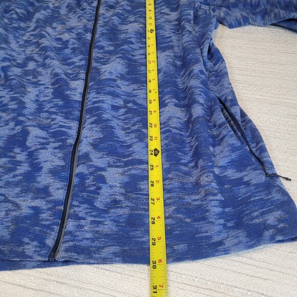 Lululemon Surge Warm Full Zip Men’s Jacket XL Hoodie Blue Pockets Troon North - Picture 12 of 14